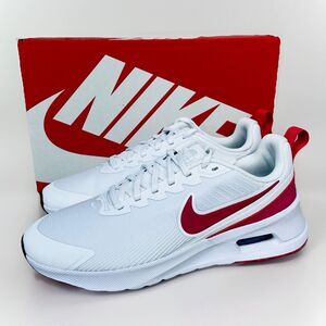 NIKE Air Max Nuaxis Women Sz 9.5 White Easter Pink HF1233-100 Running New